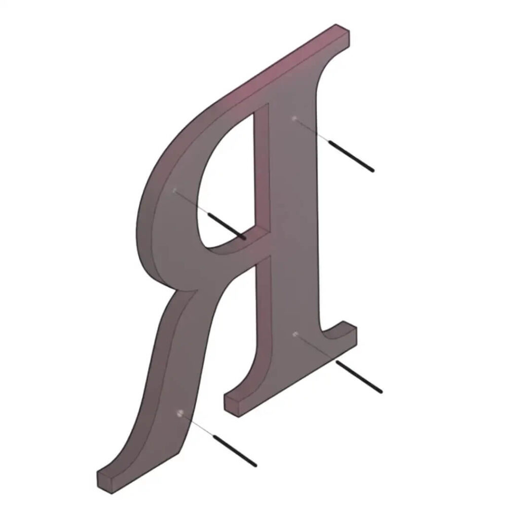 stud w block mounting