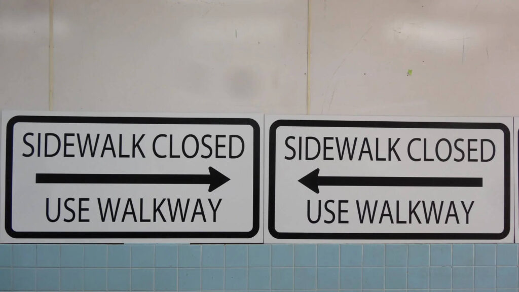 walkway-sidewalk-closed-sign