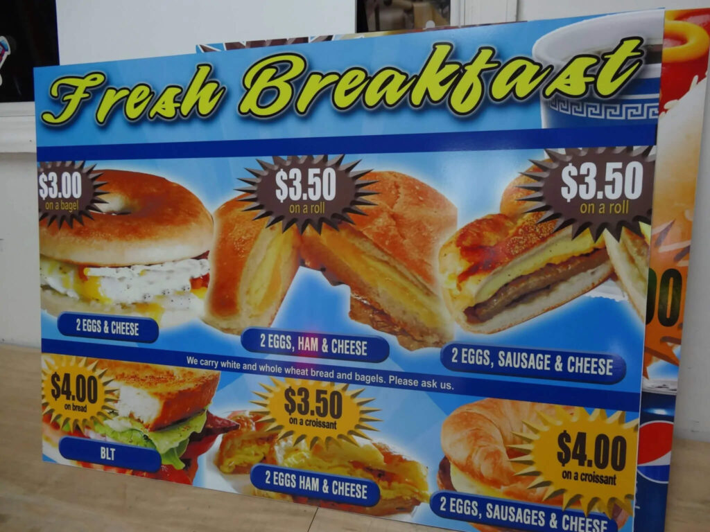 fresh-breakfast-pvc-signs