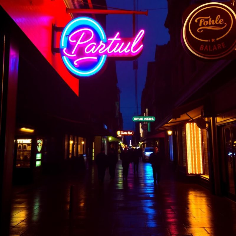 Neon signage