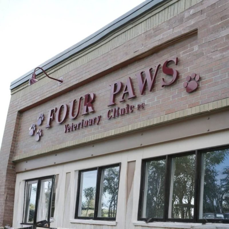 custom injection molded sign