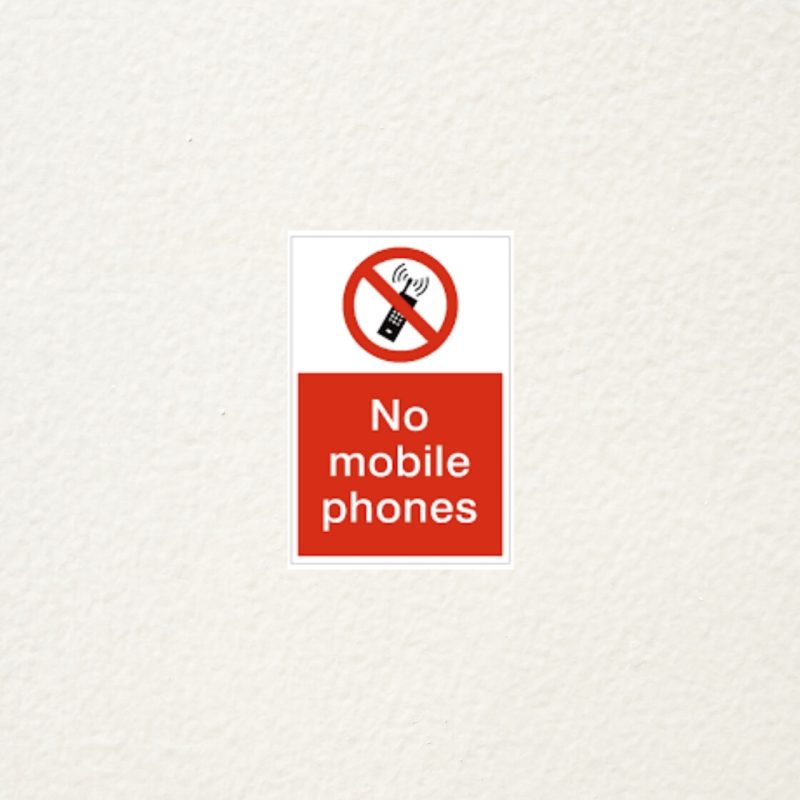 no mobile phones signs