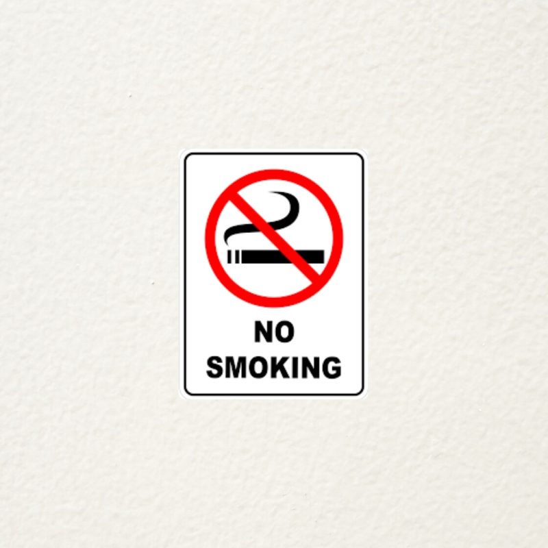 no smoking signs